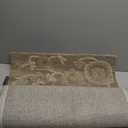 Loloi Chris Loves Julia Dorothea Collection DRT-01 Oak/Natural 2'-3" x 3'-9" Accent Rug Wool Neutral Floral Living Room Bedroom Carpet