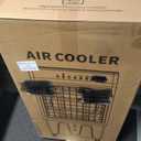 Swamp Cooler Air Conditioner, 4000 CFM Evaporative Air Cooler with 8-Gal Water Tank, 4 Modes, 3 Speeds, Remote, 12H Timer, Dry Burn Protection, Portable Windowless AC for Bedroom, Home, Office, 32''