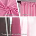 10 x 7 Feet Pink A Backdrop Curtain for Partie, Background Curtains for Photoshoot, Birthday, Wedding, Halloween, Thanksgiving, Christmas Day, New Year Party Decorations 5Ft x 7Ft, 2 Panels