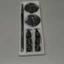 NLBTW Black Taper Candle Holders Set of 6, Metal Candlestick Holders for Table or Mantel Decor Centerpiece, Candle Stick Holder Decor for Wedding, Dinning, Party or Anniversary