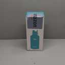 [2-IN-1 LID] 64 oz Insulated Water Bottle with Silicone Boot (48hrs Cold/24hrs Hot) - DIY Stickers, Leakproof, BPA Free, Half Gallon (Cyan Black)