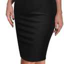 AISIZE Women's Vintage 1940s Half Collar Batwing Cape Party Pencil Dress (Black)
