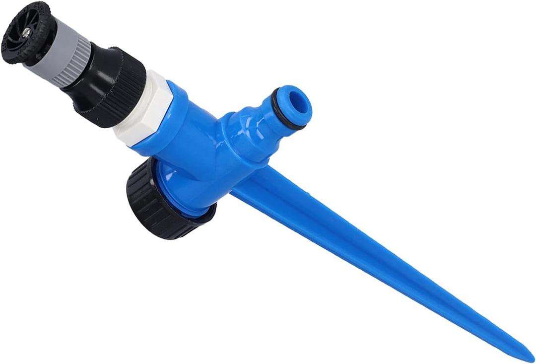 Garden Lawn Sprinkler, Adjustable Convenient Durable 360 Degree Rotating Green Lawn Sprinklers Water Sprinkler Irrigation System