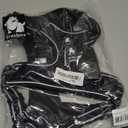 JUXZH Truelove No Pull Dog Harness with Easy Control Handle and 2 Leash Attachments,Reflective Adjustable Pet Vest (Large, Black)