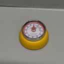 Zassenhaus Magnetic Retro Kitchen, Classic Mechanical Cooking Timer (Yellow), 2.75-Inch