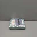 Dolicer 2 Packs 6FT Artificial Eucalyptus Garland, Faux Greenery Garland Fake Vines Hanging Silver Dollar Eucalyptus Leaves for Wedding Backdrop Arch Table Wall Party Home Decor (Grey Green With White Seed)