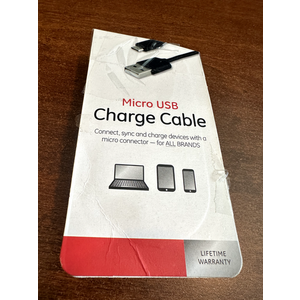 Ge Jasco 34465 6' Black Micro Usb 2.0 Charge Cable