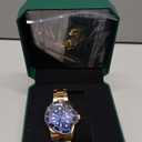 ILLIMITE Melting Automatic Watches for Men Japanese Miyota 8215 Self-Winding Mechanical Movement Women Watch Waterproof Stainless Steel Art Surrealist Wrist Watches (Gold-Blue)