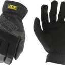 Mechanix Wear FastFit Work Gloves - Anti-Slip & Abrasion Resistant Heavy Duty Gloves - Touchscreen Compatible - Vibration Damping - Multipurpose Use - Large - Black