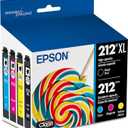 Epson 212 Claria Ink High Capacity Black & Standard Color Cartridge Combo Pack (T212XLBCS)  Works with Workforce WF2830, WF2850, Expression XP4100, XP4105