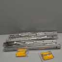 Folding Shelf Brackets 16 inch 4 Pcs Max. Load 350lb - Heavy Duty Stainless Steel DIY Wall Mounted Shelf Brackets Space Saving for Table Work Bench, Garage Workstation, Stuff Supports, Plant Stand