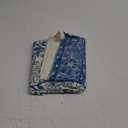 India Arts Hand Block Print Tablecloth 72x72 Square, 100% Cotton Blue Green Floral Table Cloth for Kitchen Dining Linen, Weddings, Holiday Party, Restaurant, Spring/Summer/Fall Home Decor