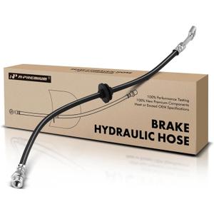 A-Premium Rear Driver or Passenger Brake Hydraulic Hose Compatible with Select Chevy Models - Caprice 2011-2017, SS 2014 - Replace# 92265260