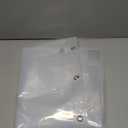54x78 Inch Stall Shower Curtain/Liner 8G Heavy Duty Clear PEVA, 3 Bottom Magnets, Waterproof, PVC Free, Metal Grommets