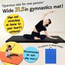 KaRaDaStyle Gymnastics Mat Folding Stretch Mats 71"x31"x2" Exercise Muscle Training Children Play Horizontal Bar Mat Yoga Sports Soundproof Home Use