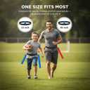 Flag Football Belts, Adjustable Flag Football Sets for 8 Players with 24 Flags, 8 Training Cones, Size 3 Ball, Pump and Bag, Youth Adults Outdoor Flag Football Game