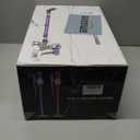 Cordless Vacuum Cleaner for Home, Lightweight Stick Vacuum Cordless Rechargeable with Power Suction, Up to 35 Mins Runtime, Hardwood Floor Vacuum for Pet Hair, Carpets, Tile (Black Red)