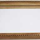 Hanna Roberts Vintage Gold Tray with Mirror Glass Base | Card Holder for Guests During Occasions and Events or Decorative Home and Vanity Organizer (Gold)