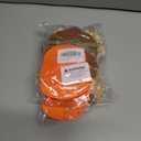 2 x YUNAI Pumpkin Halloween Garland, Wooden Beads & Felt Pumpkin Decor, Thanksgiving & Christmas Fall Decor, 2