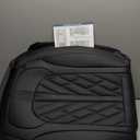 IKABEVEM Seat Covers Fit for Dodge RAM 1500 2002-2024 2025 2026: Compatible with RAM 1500 2500 3500 Car Seat Cover Truck Pickup Crew Double Quad Cab (Curved Bench, Front Seat, Black)