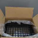 Fruit Vegetable Storage Basket 5 Tiers Stackable Metal Wire Fruit Basket Kitchen Cart with Wheels Vegetable Storage Holder for Onions Potatoes Bread Snack Veggie, Black