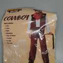 Spooktacular Creations Halloween Cowboy Hat Costume for Boys, Kids Brown Western Costume, Deluxe Boys Cowboy Outfit Set for Toddler Halloween RolePlay Themed Party (3T, 3-4 yrs)