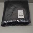 NICETOWN Pitch Black Solid Thermal Insulated Grommet Blackout Curtains/Drapes for Bedroom Window (2 Panels, 42 inches Wide by 63 inches Long, Black)