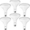Sunlite 41191 LED BR40 Recessed Light Bulb, 14 Watt (85W Equivalent), 1060 Lumens, Medium Base (E26), Dimmable, Flood, UL Listed, 6500K - Daylight, 6 Pack