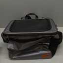 Dog Bike Basket,Cat Backpack Carrier,Dog Bike Carrier Hard,Pet Car Seat with Extended Single Shoulder Strap,Pet Shoulder Bag with Pet Bath BrushDisposable Pee Pads 5pcs,Gray