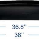 38inch 980mm Universal Sun Roof Wind Deflector, 1pcs Dark Smoke Auto Moon Sunroof Window Visor with Double Side Tape RN98