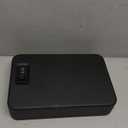 Younion Pistol Safe, Portable Travel Gun Safe,Handgun Lock Box, Gun Safes for Cars, Black