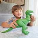 Mattel DisneyPixar Toy Story 4 True Talkers Rex Figure, 7.8 in / 19.81 cm-Tall Posable, Talking Character Figure with Authentic Movie-Inspired Look and 15+ Phrases, Gift for Kids 3 Years and Older