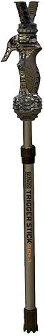 PRIMOS Hunting Trigger Stick Gen3 Shooting Stick, Adjustable Height, Quick-Detach Yoke, Durable and Lightweight, Ideal for Hunting, Shooting, and Photography