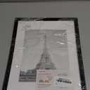 upsimples 11x14 Picture Frame, Display Pictures 8x10 with Mat or 11x14 Without Mat, Wall Hanging Photo Frame, Black, 1 Pack