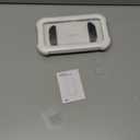 Lamicall Shower Phone Holder Waterproof - 480 Rotatable Retractable Adjustable Shower iPhone Case Holder, Bathroom Wall Phone Mount Stand Water Proof Anti Fog Case, Accessories for 4-7" Cellphones (Snow White)