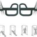 Dip Bar Attachment for 2"x2" Squat Rack, Heavy Duty Power Rack Attachment with 5/8" or 1" Hole