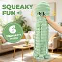 PrimePets Dog Toys for Large Dogs, 27 Extra Large Plush Octopus Dog Toy, Crinkle Squeaky Dog Toy for Small Medium Large Breeds, Interactive Stuffed Chew Toys to Keep Them Busy, Green