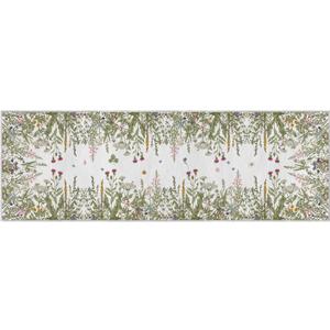 Artoid Mode Antique Herbs and Wild Flowers Area Rug, Spring Fall Home Decor Low-Profile Non-Slip Washable Runner Rug for Entryway Bedroom Living Room Laundry Room Indoor 2x6 Feet