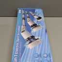 Electric Spin Scrubber Upgraded Battery with Extra-Long Runtime, IPX7 Waterproof Power Cleaner with 7 Brush Heads, 2 Speeds Adjustable Long Handle for Bathroom, Floor, Shower, Tile & Kitchen Cleaning (White)