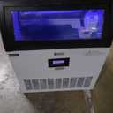 Commercial Ice Maker Machine 450LBS/24H with 77LBS Large Ice Storage Bin, 144Pcs Clear Ice Cubes in 11Mins, Stainless Steel Under Counter Industrial Ice Machine for Bar, Restaurant Business