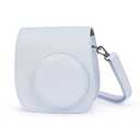 Phetium Instant mini 12 Camera Protective Case Compatible with Instax Mini 12 11,PU Leather Bag with Pocket and Adjustable Shoulder Strap (Clay White)