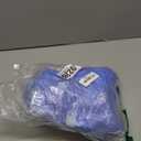 Elcoho 2 Pack Inflatable USA Pool Float Tube USA Flag Swimming Rings Filled with Sparkle Silver Stars Confetti 36 Inches Patriotic Toys Pool Float for Independence Day, Memorial Day, Veterans Day