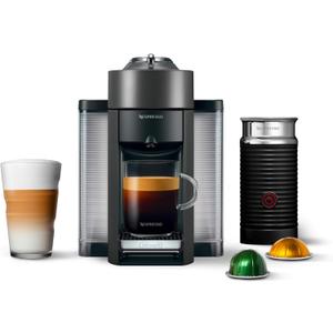 Nespresso Vertuo Coffee and Espresso Machine by De'Longhi with Milk Frother, 1000 Milliliters, Graphite Metal