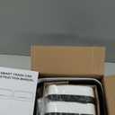 Bathroom Garbage Can with Lid, 2.6 Gallon Diaper Trash Can, Automatic Trash Cans Touchless, Slim Waterproof Smart Commercial Trash Can for Bedroom, Bathroom, Office, Living Room, Toilet, RV (A-Basic Battery Supply-White)