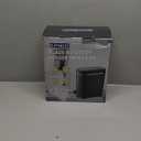 ELPHECO Black Bathroom Trash Can with Lid 2 Gallon Sensor Trash Bin, Automatic Narrow Garbage Can, Waterproof Smart Trash Can, Slim Motion Sensor Waste Bins for Bathroom, Living Room, Office