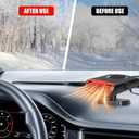 150W 12V Car Heaters Portable Car Heater, Auto Heater Fan Fast Heating Quickly Defrost Defogger Heating Cooling Fan, Car Windshield