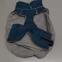 Lelepet Warm Dog Coats for Large Dogs Waterproof Dog Winter Jacket Reflective Pet Fleece Vest Windproof Cold Weather Coats with Adjustable Buckle & Leash Hole, Dark Green, L