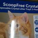 PetSafe ScoopFree Self-Cleaning Cat Litter Box Tray Refills with Premium Blue Non-Clumping Crystals, 3-Pack