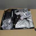 Window Insulation for Winter Draft Dlocker Adjustable Max Up To 59*79" Windows Insulation Kit Fit Most Indoor Room RV Curtains 3 Layers Heavy-Duty Cold Weather Curtain Window Cover Film Velcro Install