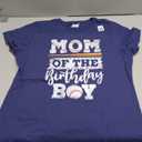 Baseball Birthday Party, Family Matching Shirts Mom of The Birthday Boy Baseball Baller Kids T-Shirt, blue Size Medium